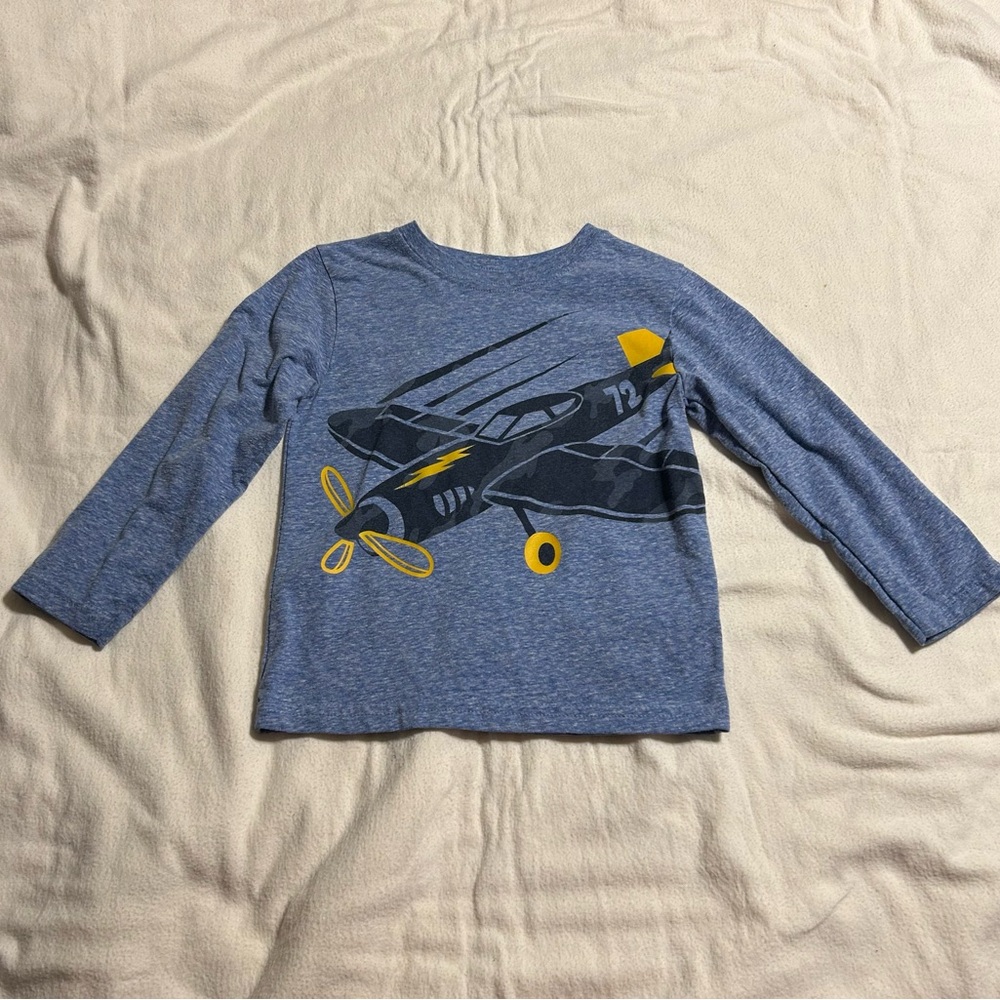 Garanimals Blue Airplane Long Sleeve‎ Tee